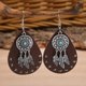 thumbnail image 1 of Nvzi Pendientes colgantes de estilo retro, nuevos y únicos, estilo bohemio étnico, joyería vintage (marrón), 1 of 3
