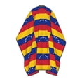 thumbnail image 7 of Flag Of Venezuela Barber Salon Hair Cutting Cape with Adjustable Closure Hairdressing Haircut Capes 55x66 In, 7 of 7
