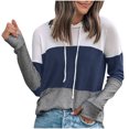 thumbnail image 1 of Jersey con capucha Fridja para mujer estampado manga larga Talla L, 1 of 5
