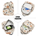 thumbnail image 5 of FORMRS Mini Backpack Purse for Women Quilted Travel Daypack Casual Shoulder Bag, Fall Books, 5 of 7