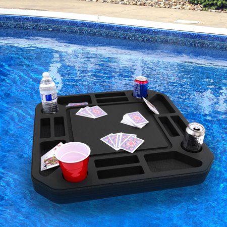 Polar Whale Floating Medium Poker Table Game Tray for Pool or Beach Party