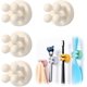 thumbnail image 1 of 4 Uds soporte de cepillo de dientes de silicona gancho multifunción impermeable autoadhesivo LingWen 9024735431688, 1 of 5
