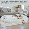 thumbnail image 4 of Best Friends by Sheri The Original Calming Donut Dog and Cat Bed Shag 2XL Dog Bed for Big Dogs, Frost, 54" x 54", 4 of 6