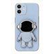 thumbnail image 3 of 3D Plating Astronaut Hidden Stand Case Cover Cute Astronaut Stand Phone Case para IPhone 12 TPU Cover, 3 of 4