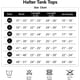 thumbnail image 5 of Tops de mujer sin mangas Halter Racerback verano camisetas básicas Cami Tank Tops blusas de playa Xemadio WMZL-2055-12, 5 of 5
