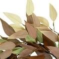 thumbnail image 5 of Northlight Autumn Harvest Neutral Fall Foliage Leaf Wreath, 22-Inch, Unlit, 5 of 5