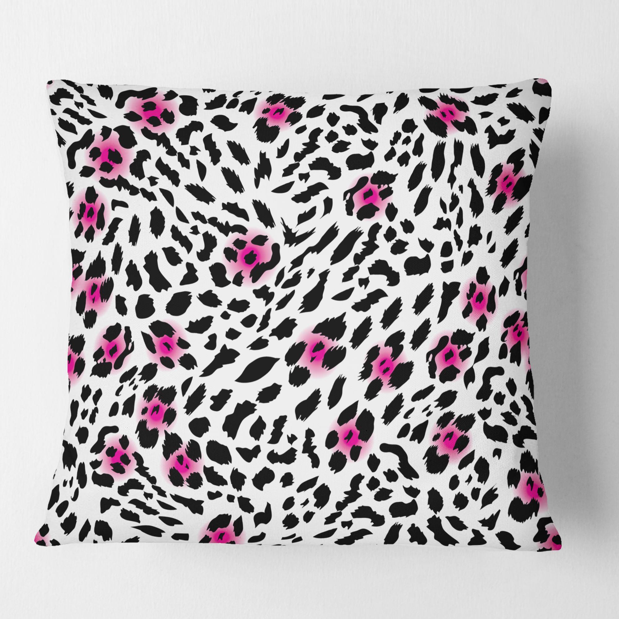 Designart Glam Leopard Pattern' Mid-Century Modern Throw Pillow - 18x18