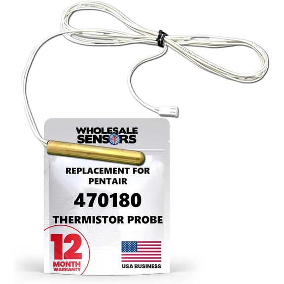 Pentair 470180 Replacement Thermistor Probe for MiniMax & PowerMax Pool/Spa Heater 12 Month Warranty