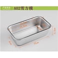 thumbnail image 2 of Pastel de aluminio Molde Cajas de tostadas Reutilizable Molde Postre Postre Hacienda Pastelería Moldes Cocina Hogar Bakeware Aniversario Boda A02 seitruly HA010220-02, 2 of 6