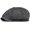 Black, variant on Men Cotton Octagonal Newsboy Flat Cap Duckbill Ivy Cabbie Painter Hat