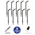 thumbnail image 7 of C Cattleya Low-voltage Black Aluminum LED Landscape Path Lights with Frosted Glass Shade(10-Pack), 7 of 7