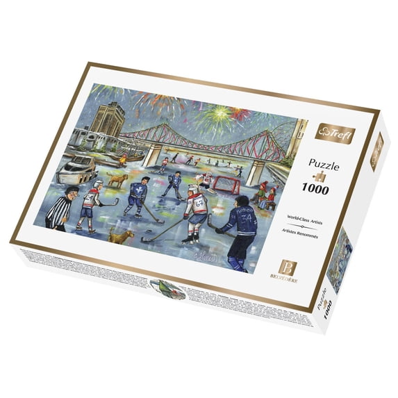 Illuminated Bridge by Christine Genest (1000 Piece Puzzle)