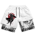 thumbnail image 1 of Pantalones cortos de gimnasio para hombre y mujer, Shorts deportivos de secado rápido con estampado 3D de Manga, 2 en 1, para verano, 1 of 5