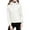 White, variant on Warm Hooded Windproof Coat With Recycled Insulation Short Hooded White Duck Down Coat Outerwear Womens Coats Fleece Jacket Women Winter Jackets For Women Coats For Women,Color White,M
