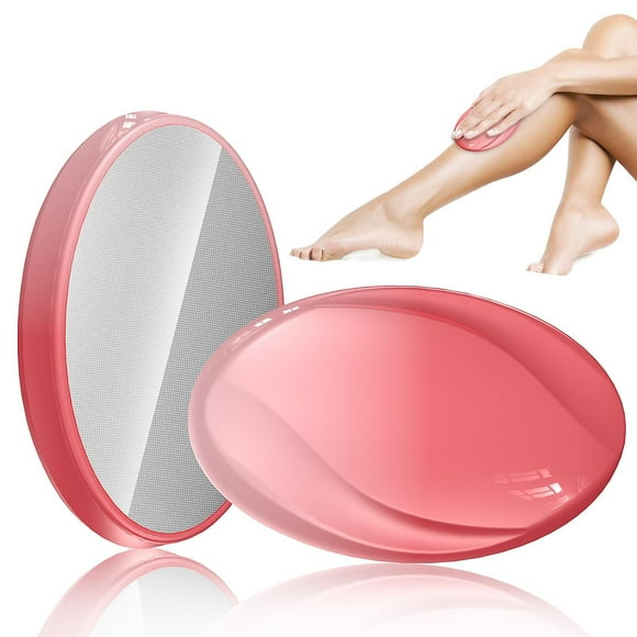NICEGOU Crystal Hair Remover for Men and Women, Nano Hair Removal Stone Portable Magic Hair Remover Painless for Back, Arms and Legs powder color