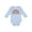 AE-Light Blue, variant on Rainbow Pi for Pi Day Boys or Girls Long Sleeve Baby Bodysuit