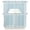 Aqua, variant on Dark Green Geometric Swag Valances for Windows, White Greek Key Design Abstract Modern Art Kitchen Valance Rod Pocket Window Treatment, Bathroom Swag Curtain Panel for Living Room, 56 x 36 inch