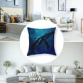 thumbnail image 5 of Pillow cover, starry whale pillowcase, Patio sofa decoration garden cushion cover, polyester decorative set, ocean 1 set of 2, various sizes, 5 of 7