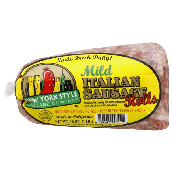 New York Style Sausage New York Style Sausage Italian Sausage, 16 oz