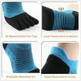 thumbnail image 5 of COOLMAX Unisex Toe Socks 3-Pack - Separated Toe Design for FiveFingers Shoes & Daily Wear, 5 of 6