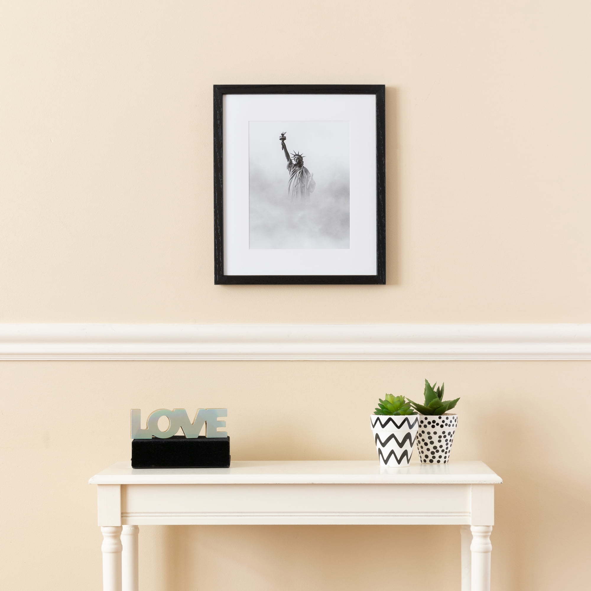 ArtToFrames 18" x 24" Black Picture Frame, 18x24 inch Black Wood Poster Frame (WOM-4308), 2 Pack