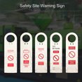 thumbnail image 3 of Indication Label Prompt Card, High Strength Accident Prevention White Safety Site Warning Sign  for Logistics, 3 of 7