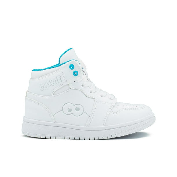 Tenis Bota Karsten Para Niño Plaza Sésamo Come Galleta blanco 23.5