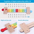 thumbnail image 3 of Double Sides Math Education for Kids Mathematics Decomposition Ruler Digital Resolution Ruler Teaching Addition Ruler Math Arithmetic, 3 of 9