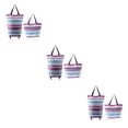 thumbnail image 1 of Wosthever Bolsas de compras para una amplia gama de usos Gran capacidad y plegable Multifuncional Amplia aplicación Happy ribbon Type1 NO1, 1 of 6