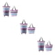 thumbnail image 2 of Matsuzay ProbeOf Bolsas de compras plegables Bolsa de compras multifuncional espaciosa y fuerte Cinta feliz Type1 NO1, 2 of 6