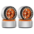 thumbnail image 1 of ZLight 1.0 Inch 7.5mm Hex 28.5mm Metal Wheel Rims For 1/18 1/24 Fcx24 Crawler Accessory Orange, 1 of 6