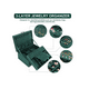 thumbnail image 2 of Cajas Para Joyeria Franela Organizador De Joyas 3 Capas Xtellar verde, 2 of 4
