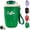 Green, variant on Smart Stainless Steel Vacuum Flask, Summer Cold Retention With LED Touch Temperature Display, Portable Insulated Travel Tumbler For Hot And Cold Beverages,Red,Smart