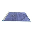 thumbnail image 2 of Ahgly Company Machine Washable Indoor Rectangle Persian Blue Traditional Area Rugs, 7' x 10', 2 of 4