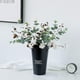 thumbnail image 5 of uds tallos de algodón 23,5 "flores de algodón 4 cabezas de algodón con hojas de eucalipto por tallo tallos florales de algodón para casa granja Flor JFHHH pequeña, 5 of 5