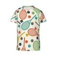 thumbnail image 4 of Wukai Racket and Tennis Ball Youth Unisex Short Sleeve T-Shirt for Boys, Girls, Teens, and Kids-X-Small, 4 of 7