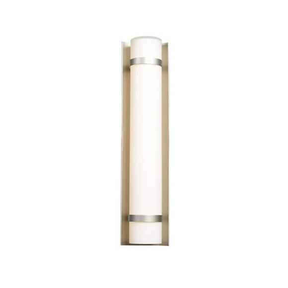 Accesslighting 20069LEDD-BS-OPL 1280 Lumens Cilindro LED Lampe Murale en Acier Brossé