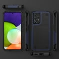 thumbnail image 5 of ELEHOLD for Samsung Galaxy A52/A52s 5G 2021 Fit Case, Military-Grade Dual Layer Raised Frame Screen & Camera Lens Protective Armor Hybrid PC+TPU Anti-Drop Shockproof Slim Rugged Case,Navyblue, 5 of 8