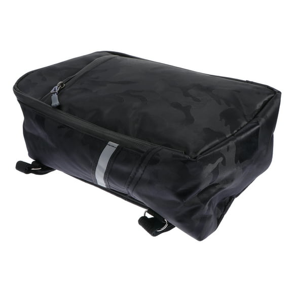 FENGGUIQU Outdoor Camouflage Tail Storage Bag with Reflective Safety Signs for Hiking Camping and Travel