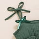 thumbnail image 4 of Mameluco de una pieza para niños recién nacidos, bebés, niños y niñas, mono con volantes y cuello Halter Sailing Electrónica, 4 of 6