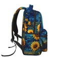 thumbnail image 3 of Pofeuu Vintage Starry Sky Sunflower Print Backpack for Men and Women - Basic Bookbag Casual Daypack Backpacks for College Work Travel-One Size, 3 of 5