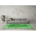 thumbnail image 3 of Ahgly Company Indoor Square Geometric Emerald Green Traditional Area Rugs, 4' Square, 3 of 4