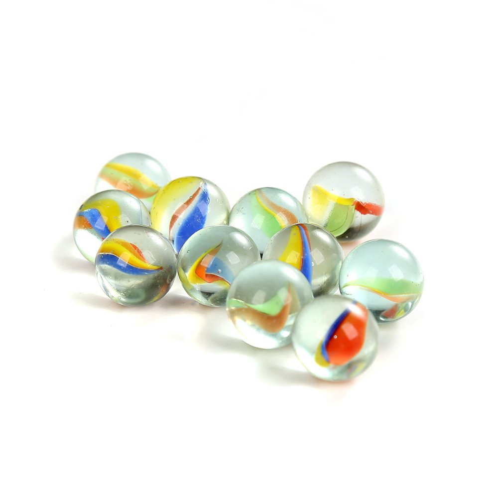 Fun Central (BC811) 100 pcs 0.65 Inch Toy Marbles, Fun Glass Marble