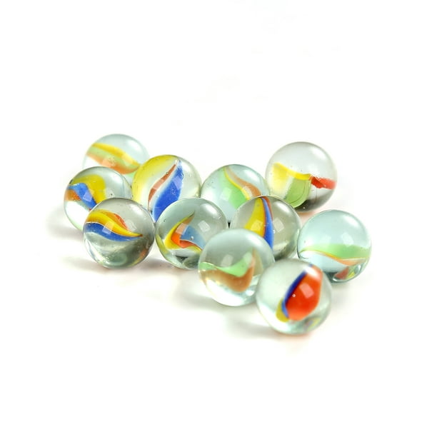Fun Central (BC811) 100 pcs 0.65 Inch Toy Marbles, Fun Glass Marble