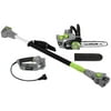 Earthwise CVPS43010 2-in-1 Electric corded 7 Amp Convertible Pole Saw, Handheld Chain Saw 10" Bar and Chain