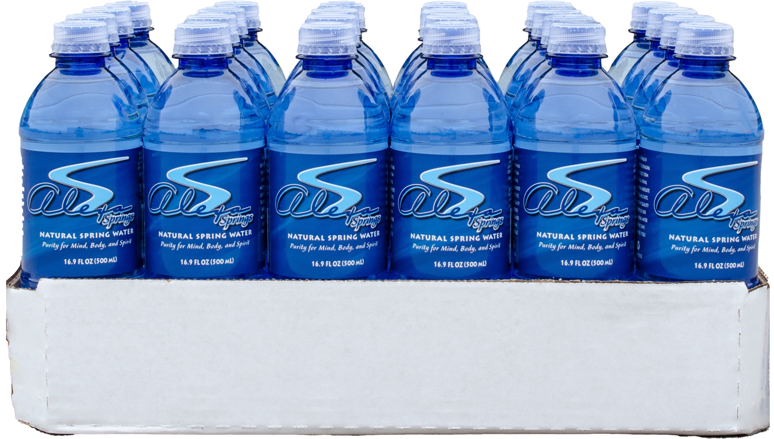 Alexa Springs Bottled Water, 500ml Bottles, 24/Case, 72 Cases/Pallet, 1728 Bottles