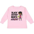 thumbnail image 3 of Inktastic Black History Month Rocks- Girl with Guitar Boys or Girls Long Sleeve Toddler T-Shirt, 3 of 5