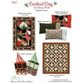 thumbnail image 2 of Wilmington Prints Cardinal Cozy Holly Toss, Fabric by The Yard (Black), 2 of 6