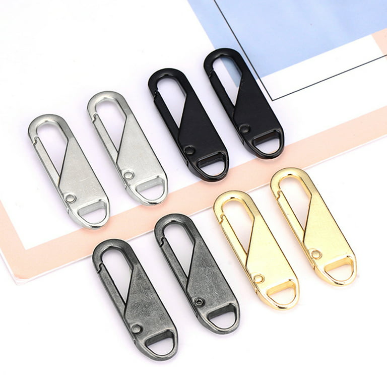 5Pcs Zipper Pull Luggage Heavy Duty Zipper Tab Pull Replacement Zipper  Fixer for Clothes Suitcase Luggage