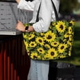 thumbnail image 7 of Balery Sunflowers In Vintage Beach Travel Bag - Water-Resistant, Large Capacity Lightweight Tote with 7 Pockets for Women and Men - Perfect for Beach, Pool, Gym, and Travel, 7 of 7